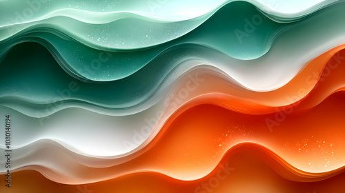 Abstract Wavy Background wi...