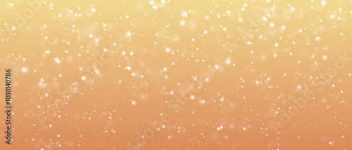 Falling snow flakes banner. White snowflakes flying in the air. Snow flakes, snow background. Winter snowfall illustration