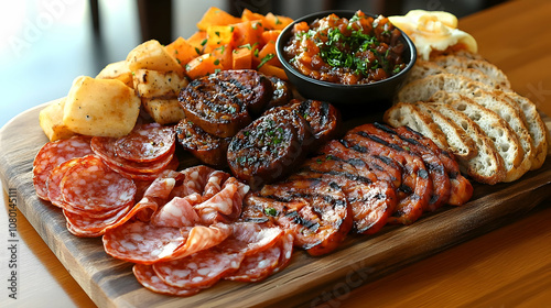 Grilled Sausage and Salami ...
