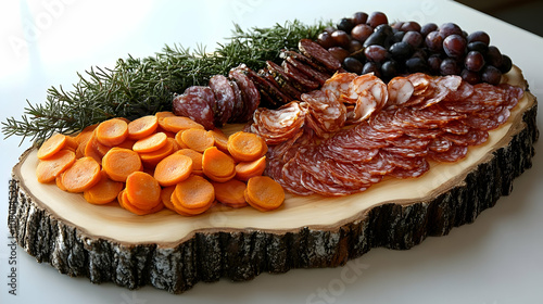 Salami, Carrots, and Grapes...