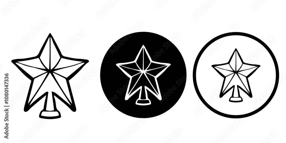 Christmas vectors icon set Christmas vectors icon set