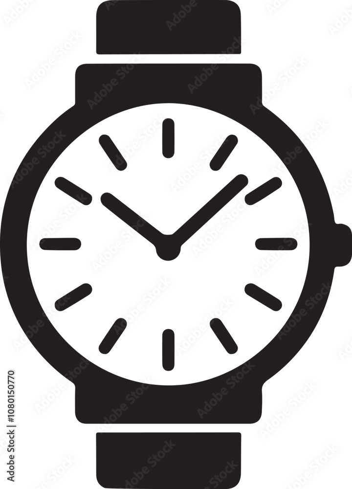 Best hand-watch Silhouette Vector illustration design Best hand-watch Silhouette Vector illustration design