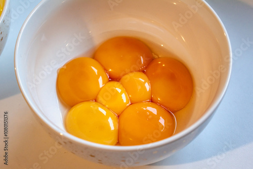 Double egg yolk in an egg