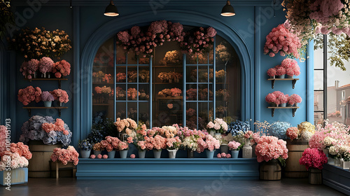 Flower Shop Interior With B...