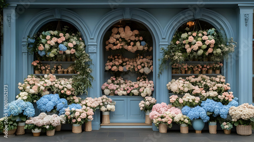 Blue Door Floral Shop with ...