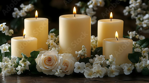 Candles and Flowers - Still...