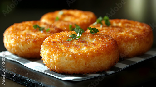 Golden Brown Fried Potato C...
