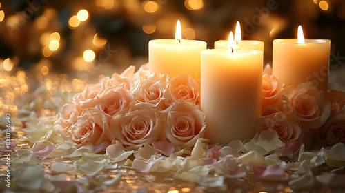 Romantic Candlelight with R...