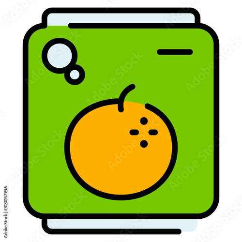 soft drink icon with filled outline. Suitable for website design, logo, app and UI. Based on the size of the icon in general, so it can be reduced.