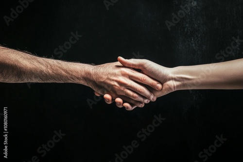 hands gesturing black background giving helping