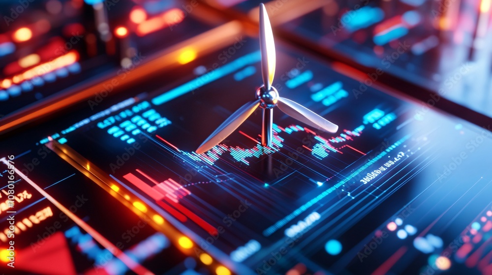 Obraz premium Investment Analysis in Renewable Energy Sector