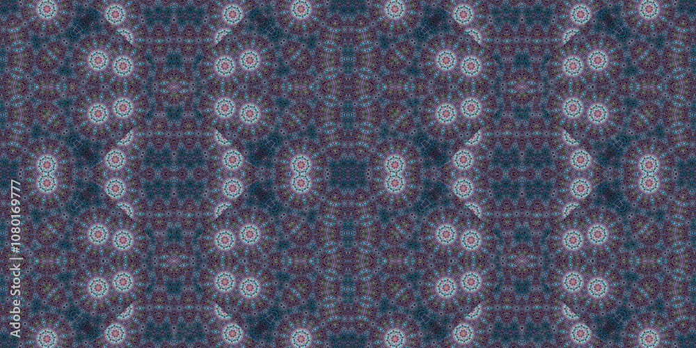 Fototapeta premium Seamless banner pattern. Abstract wide texture. The background is creative abstract.