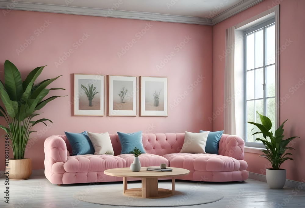 Fototapeta premium Modern Living Room