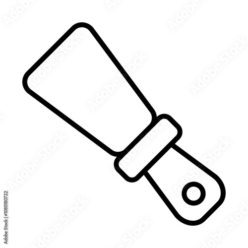 Putty Knife line icon