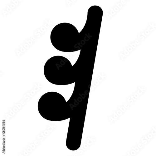 Musical symbol pause , rest