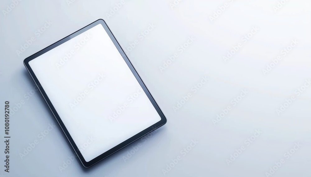 Clean mockup featuring a tablet showcasing an interactive website design, with subtle glowing highlights Clean mockup featuring a tablet showcasing an interactive website design, with subtle glowing highlights