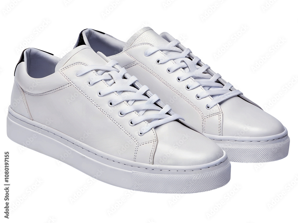 Sport shoes isolated on transparent background, pair of shiny trendy footwear, white casual sneakers for fitness, running, gym, walking, wellness, training, exercising, stylish and professional design Sport shoes isolated on transparent background, pair of shiny trendy footwear, white casual sneakers for fitness, running, gym, walking, wellness, training, exercising, stylish and professional design