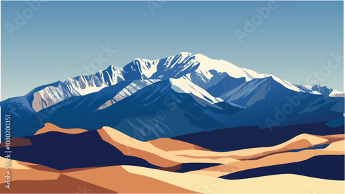 Pikes Peak- Majestic Views of Colorado's Iconic Mountain.eps