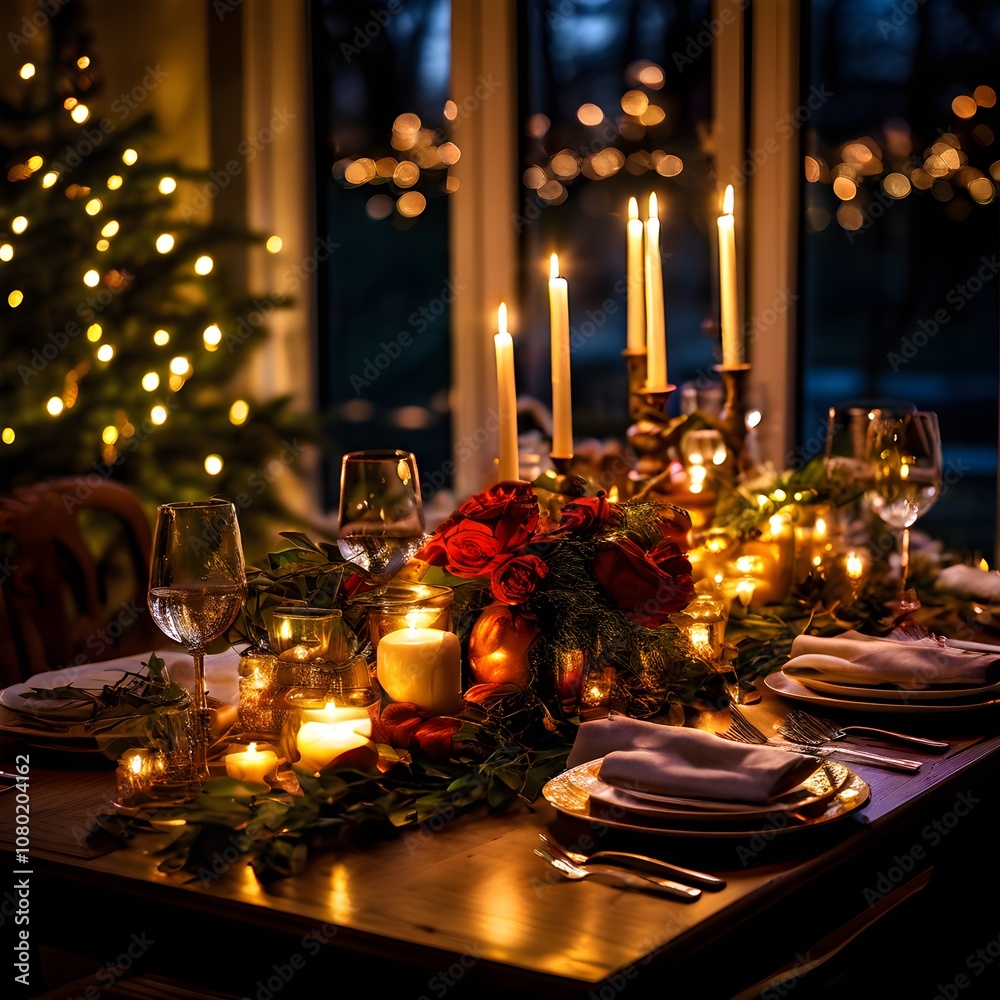 Glamour and Sparkle: A Dinner Table for New Year’s Eve Glamour and Sparkle: A Dinner Table for New Year’s Eve
