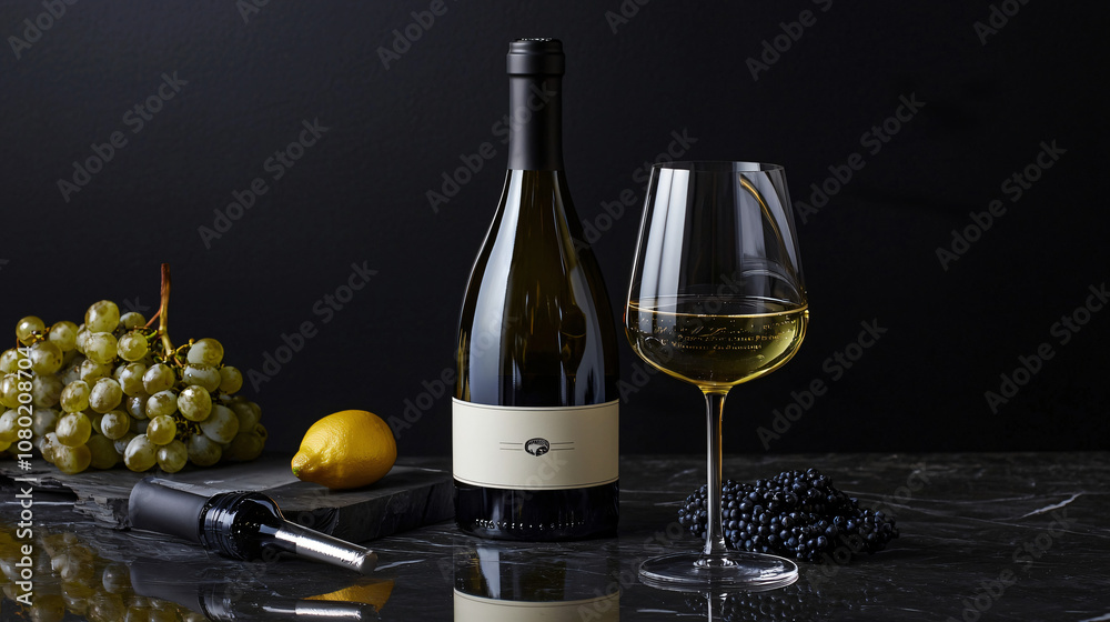 Obraz premium a premium black friday wine, with a sophisticated, high-end look and feel
