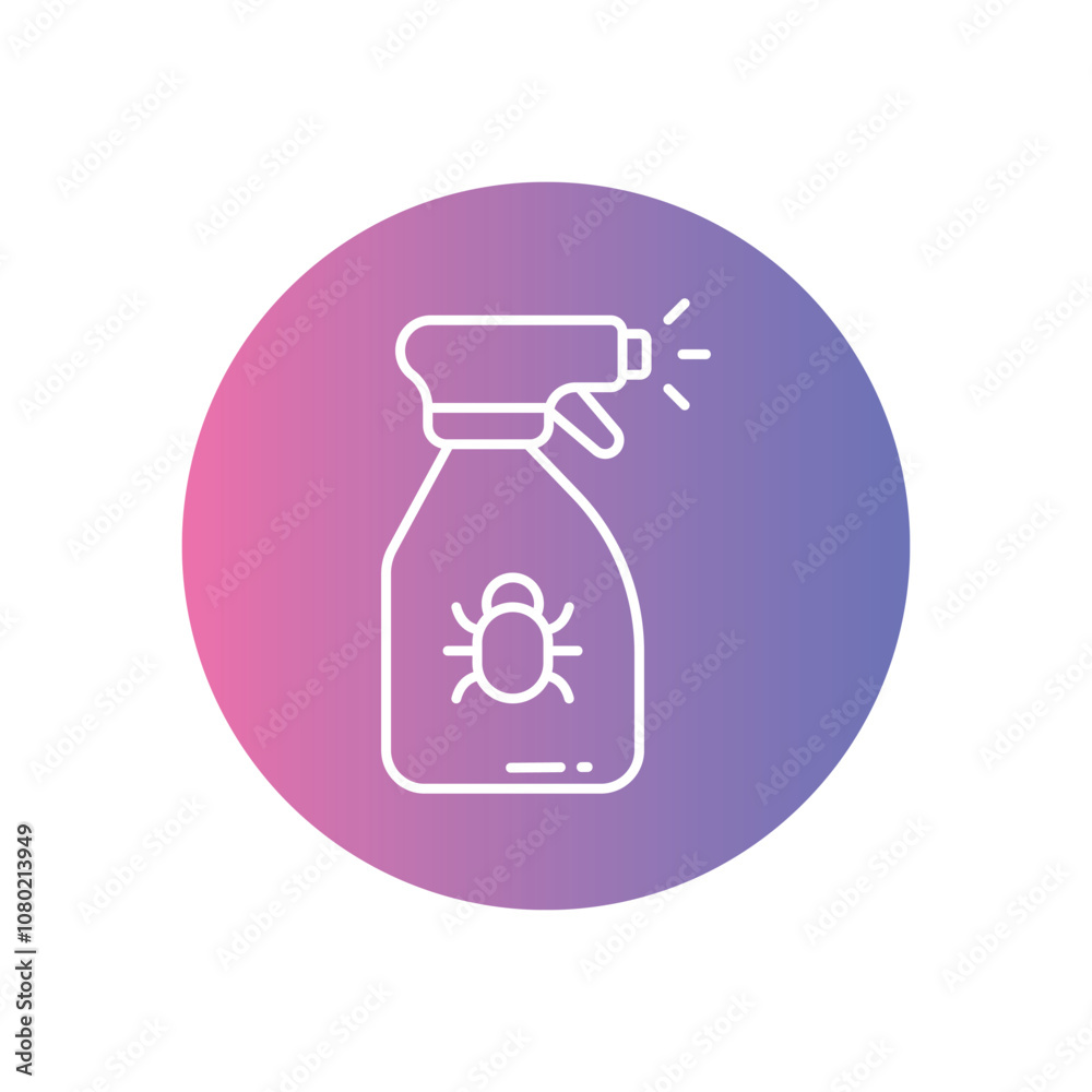 Pesticide vector icon stock illustration Pesticide vector icon stock illustration