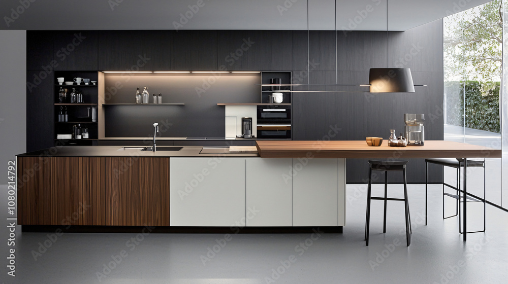 high-end appliances in sleek modern kitchen high-end appliances in sleek modern kitchen