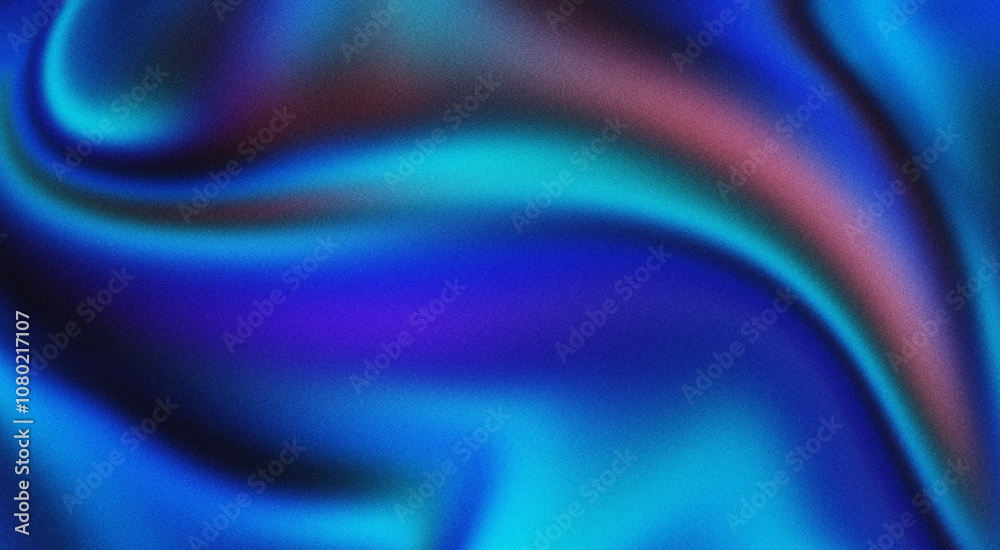 Obraz premium Vibrant Swirling Blur with Grainy Texture in Blue and Pink Tones