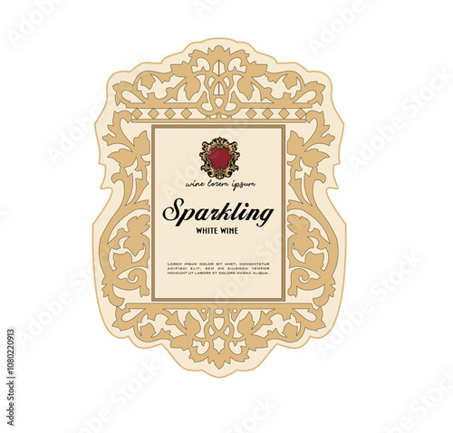 WINE LABEL ITALIAN FOOD AND DRINKS DECORATIVE STICKER FOR AMARONE, PROSECCO, CHIANTI, VALPOLICELLA,PRIMITIVE AND SPARKLING