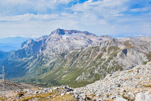 Beautiful panorama of Mount Fisht on a summer day