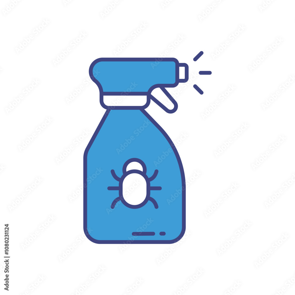 Pesticide vector icon stock illustration Pesticide vector icon stock illustration