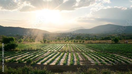 Solar-powered irrigation systems for water-efficient farming in drought-prone areas.