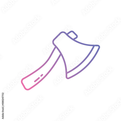 Axe  vector icon stock illustration