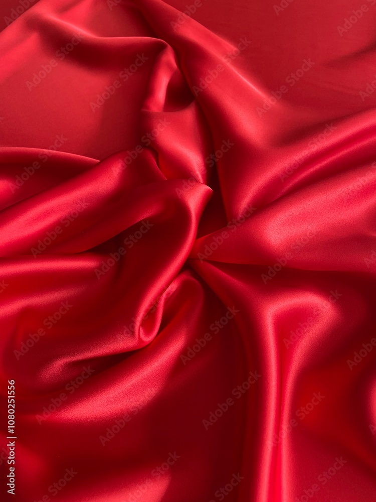 Obraz premium red silk background