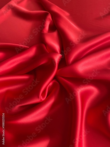 red silk background