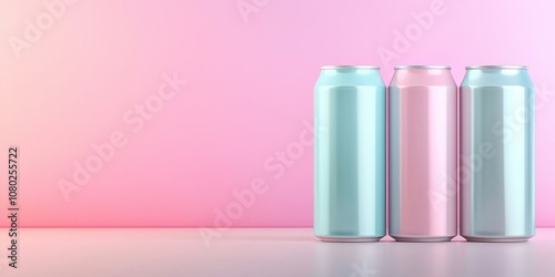 Refreshing beverage display minimalist studio product photography colorful background close-up modern aesthetic