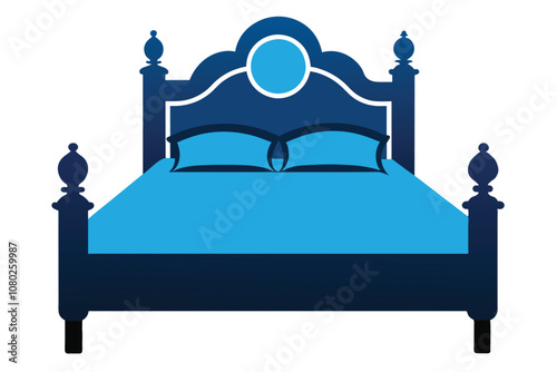 bed silhouette vector design E.eps