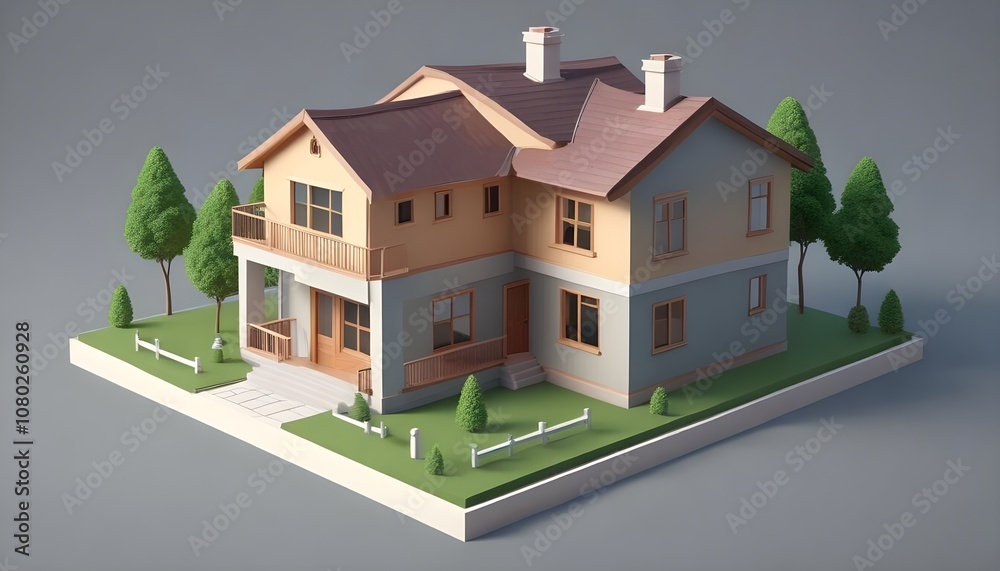 3d render of a house 3d render of a house