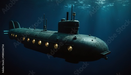 Stealthy B59 Submarine HyperRealistic Deep Water Mission 104 photo