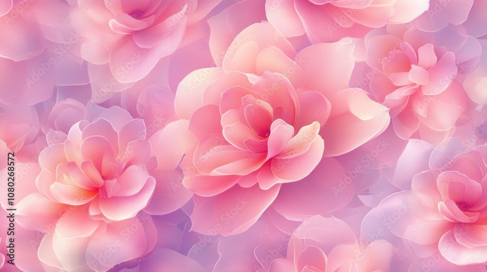 A bouquet of pink flowers on a rich purple background, ideal for romantic or celebratory designs A bouquet of pink flowers on a rich purple background, ideal for romantic or celebratory designs