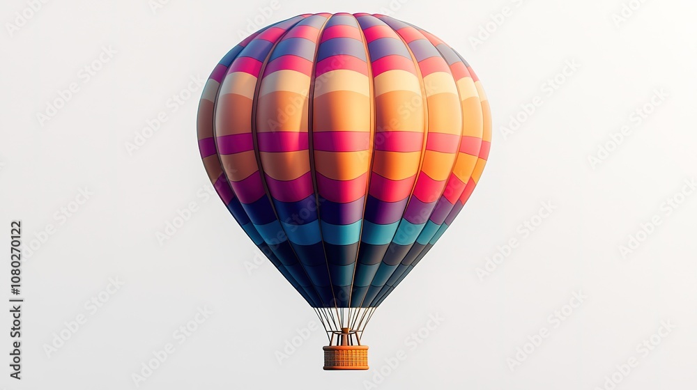 Naklejka premium Hot air balloon 