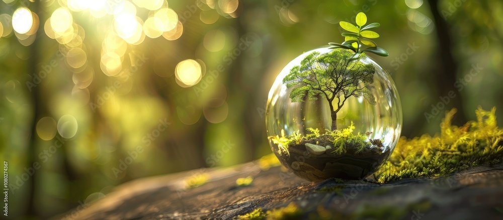 A Miniature World Within a Glass Sphere A Miniature World Within a Glass Sphere