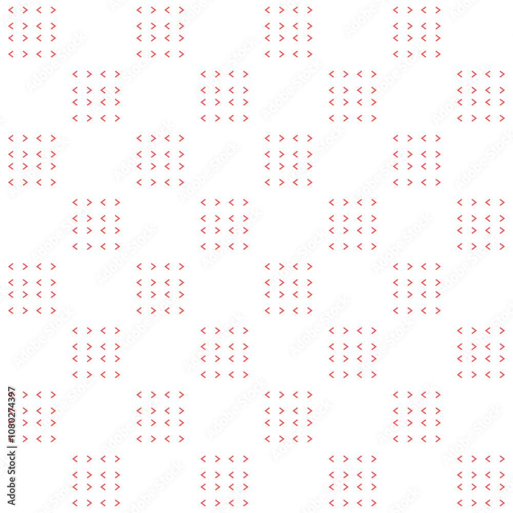 Simple minimal arrow geometric motif vector design. Seamless pattern for male fashion. Shirt fabric swatch red white modern pattern. Simple minimal arrow geometric motif vector design. Seamless pattern for male fashion. Shirt fabric swatch red white modern pattern.