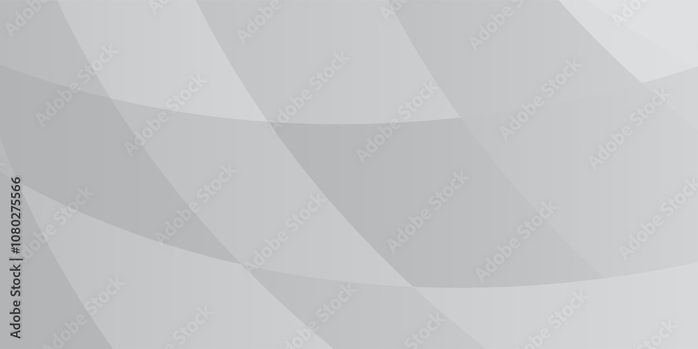 Fototapeta premium Abstract white and gray background. Minimal geometric white light background 