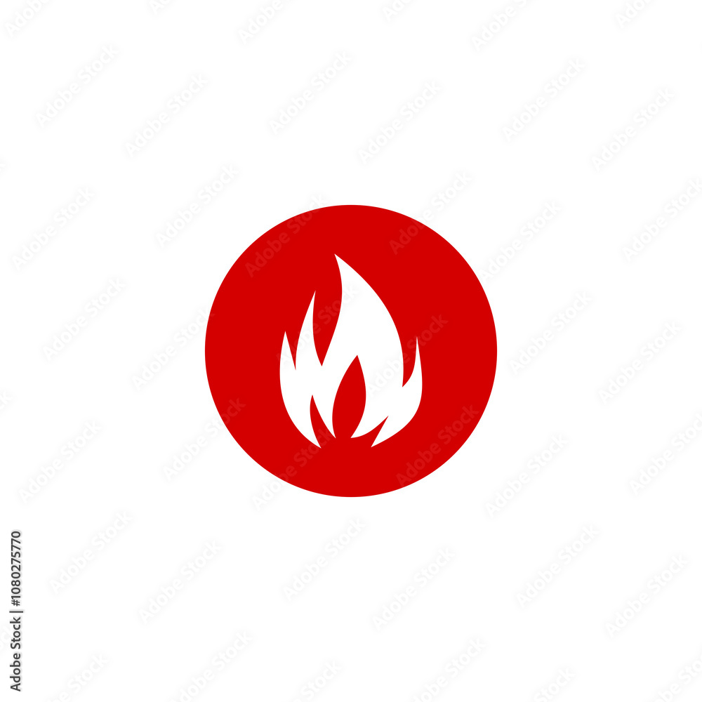 Fire flame sign icon isolated on transparent background Fire flame sign icon isolated on transparent background