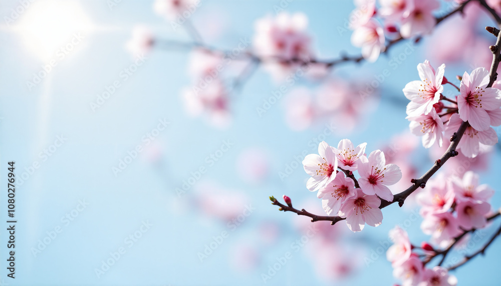 Cherry blossoms or sakura blossoms background. Cherry blossoms or sakura blossoms background.