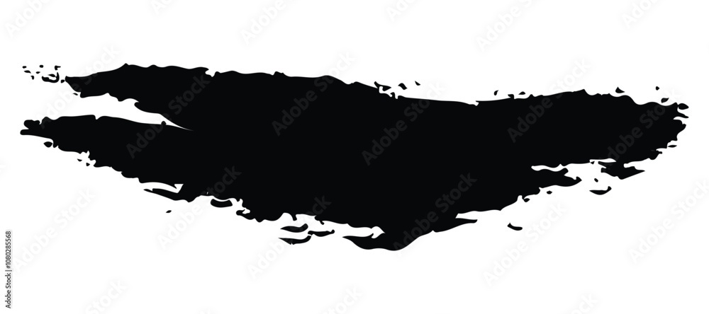 Hand drawn black sticker label. Black stroke of paint isolated on white background. Black paint, ink brush strokes, brushes, lines, boxes, frames, grunge badge brush. Abstract black paintbrush Hand drawn black sticker label. Black stroke of paint isolated on white background. Black paint, ink brush strokes, brushes, lines, boxes, frames, grunge badge brush. Abstract black paintbrush