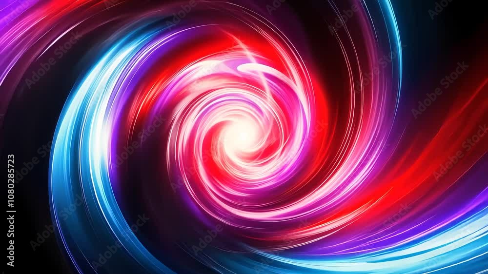 Vibrant Abstract Swirl of Red and Blue Light Streaks
Vibrant Abstract Swirl of Red and Blue Light Streaks