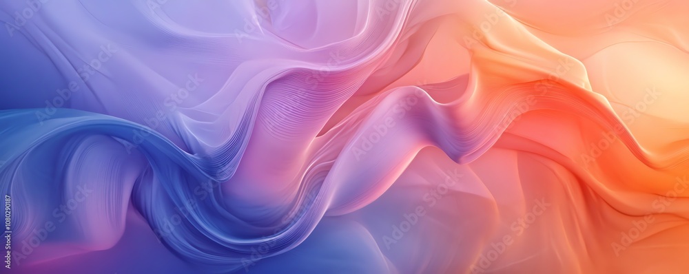Soft pastel background and flowing lines Soft pastel background and flowing lines