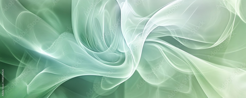 Calming Zen Green Lines Abstract Background Calming Zen Green Lines Abstract Background