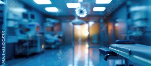 Wallpaper Mural Blurry View of a Hospital Room Torontodigital.ca